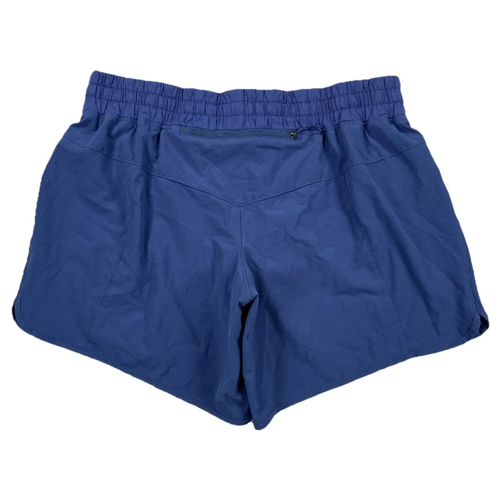 Patagonia Nine Trails Shorts Lined Blue Drawstring Women's Small 6" Inseam - Picture 2 of 7